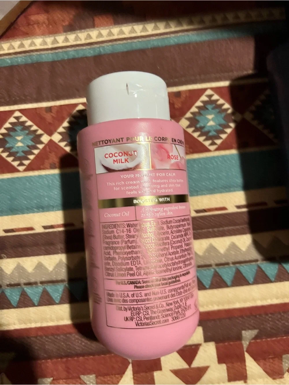 Victoria's Secret Coconut Milk Rose Body Wash - Pink